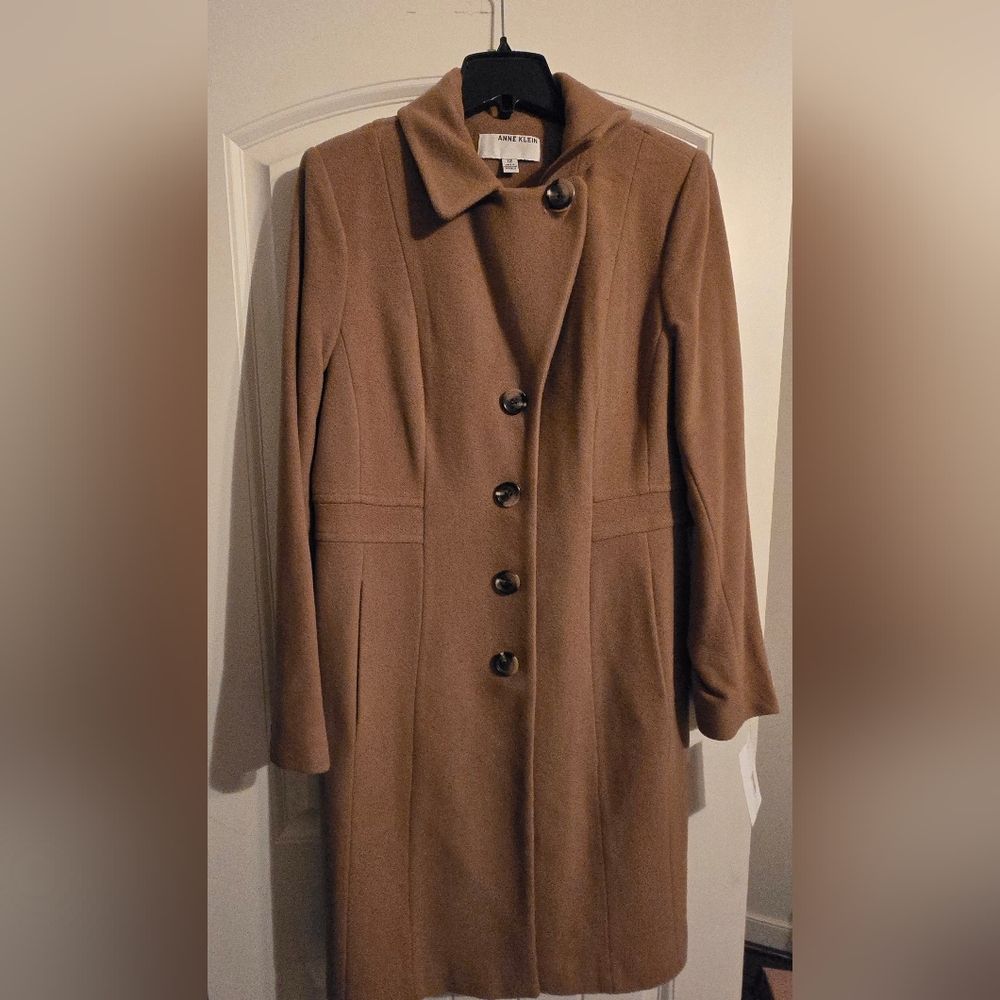 Anne Klein Women's Tan Trench Coat - Picture 13 of 14